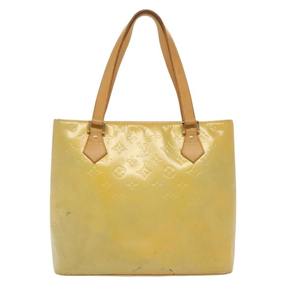 LOUIS VUITTON Monogram Vernis Houston Hand Bag Gris M91053 - Picture 2 of 13